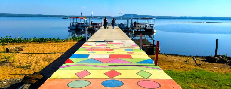 Colorful walkway in San Bernardino banner