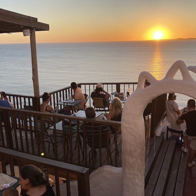 Casapueblo sunset ceremony, Uruguay